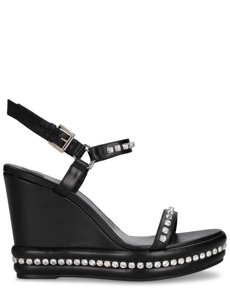 Christian Louboutin 110mm Pyrastrass Leather Wedges 1