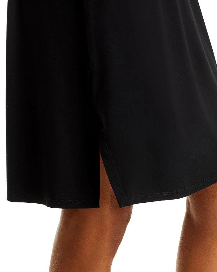 Eileen Fisher V Neck Elbow Sleeve Dress 2
