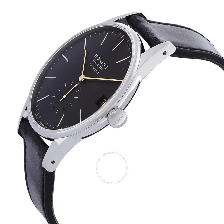 Nomos Glashutte Orion Neomatik 41 Automatic Black Dial Men's Watch 366 2
