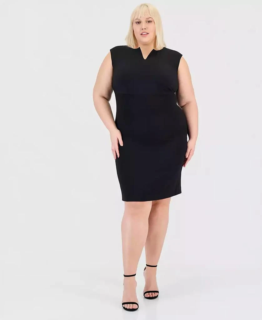 sleeveless plus size cocktail dresses Jade By Jane Checkered Sleeveless Dress – Krush Kandy main image 1