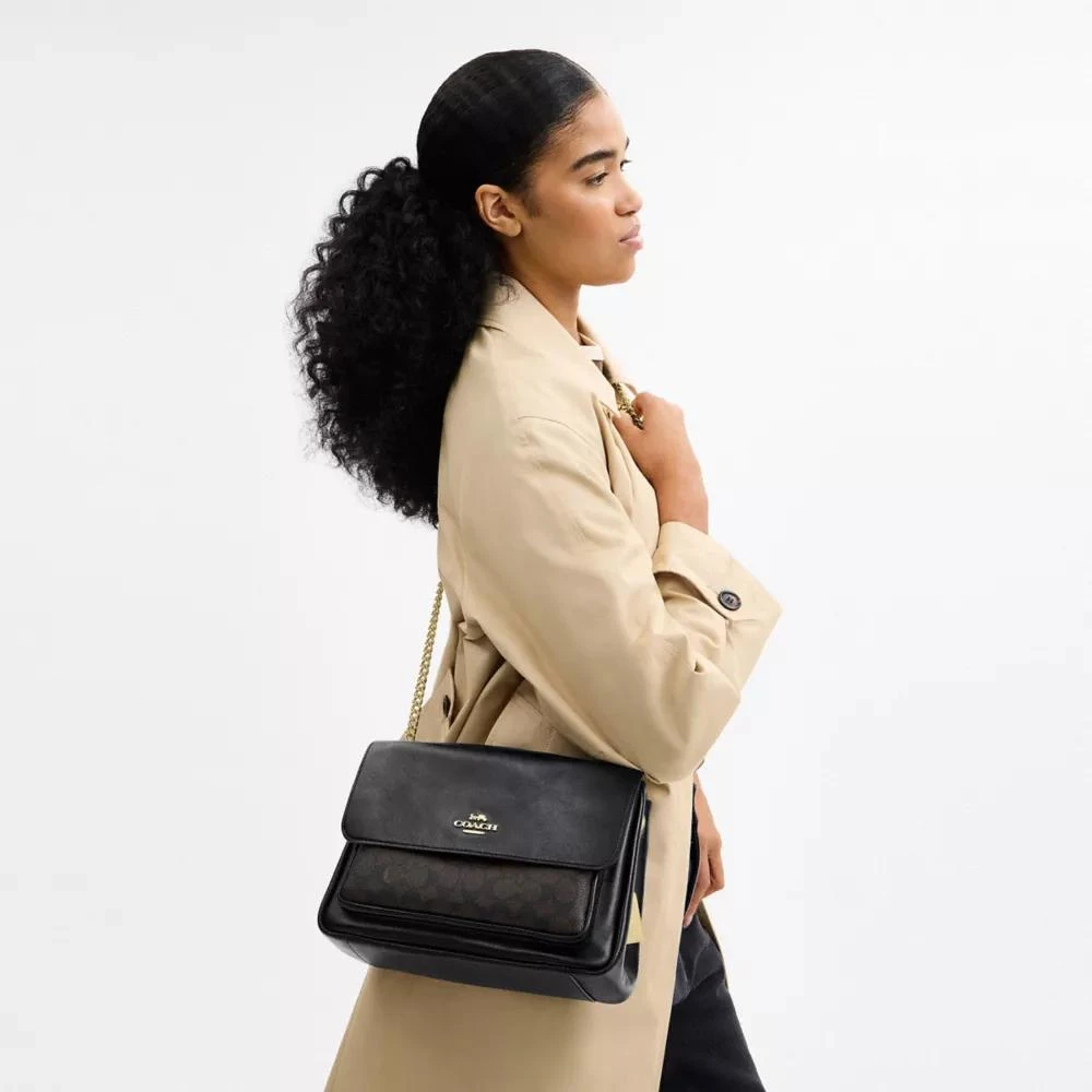 Coach Elodie Crossbody Bag In Signature Canvas 2