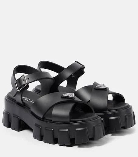 Prada Monolith platform sandals 1