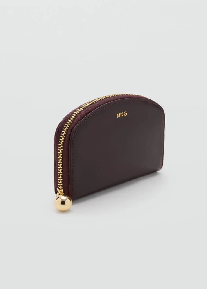 Mango Mango classic zip through purse in red