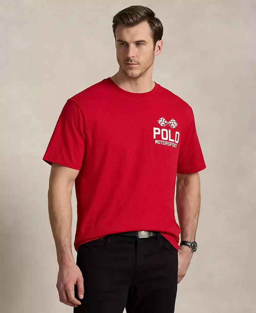 Ralph Lauren Men's Big Tall Slub Jersey Graphic T-Shirt T