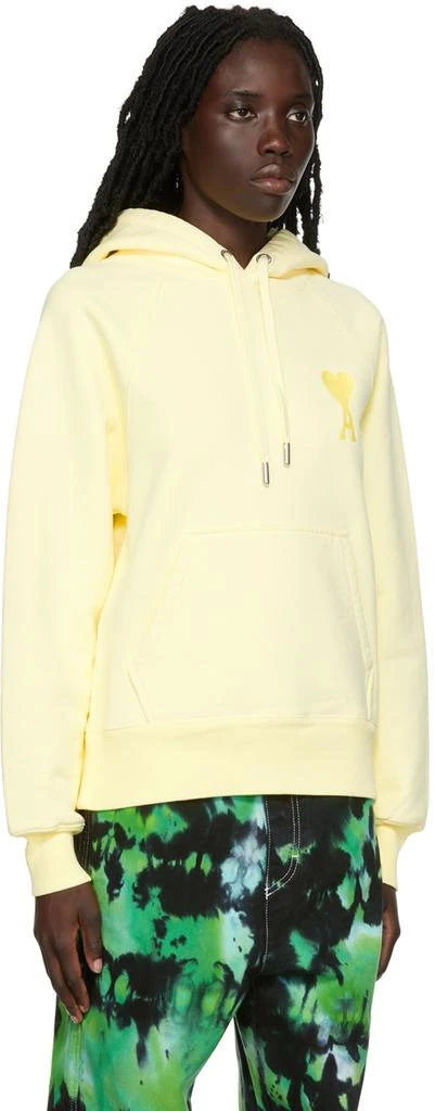 AMI Yellow Ami de Cœur Hoodie 2