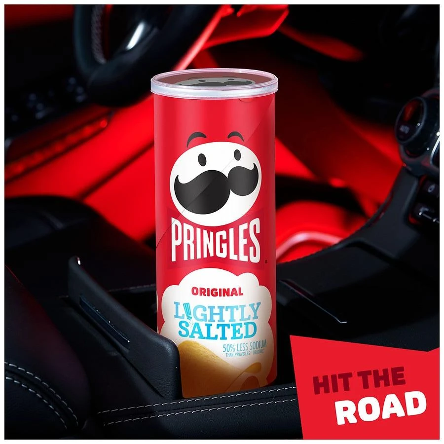 Pringles Potato Crisps Chips Lightly Salted Original 9