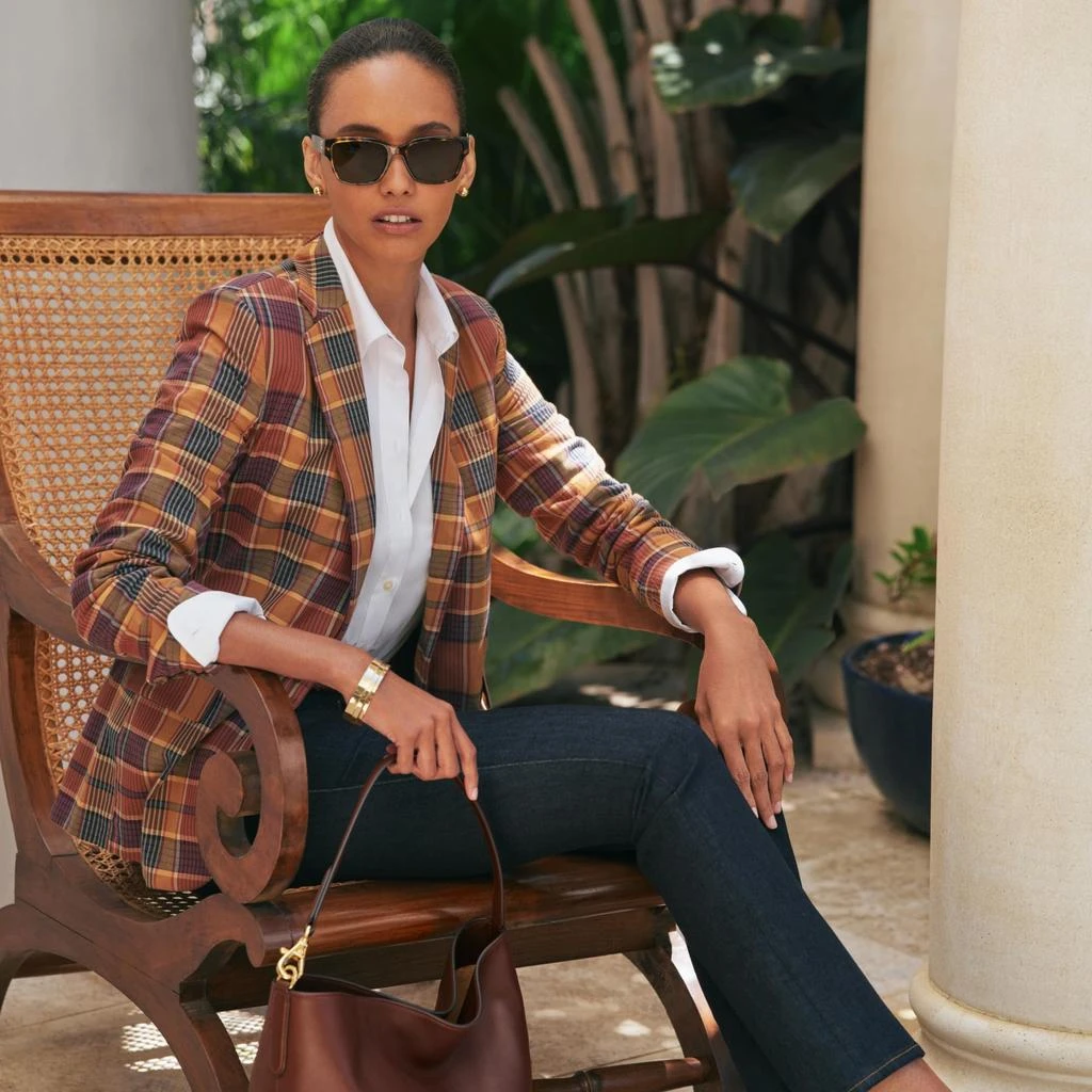 Ralph Lauren Cotton Madras Blazer 5