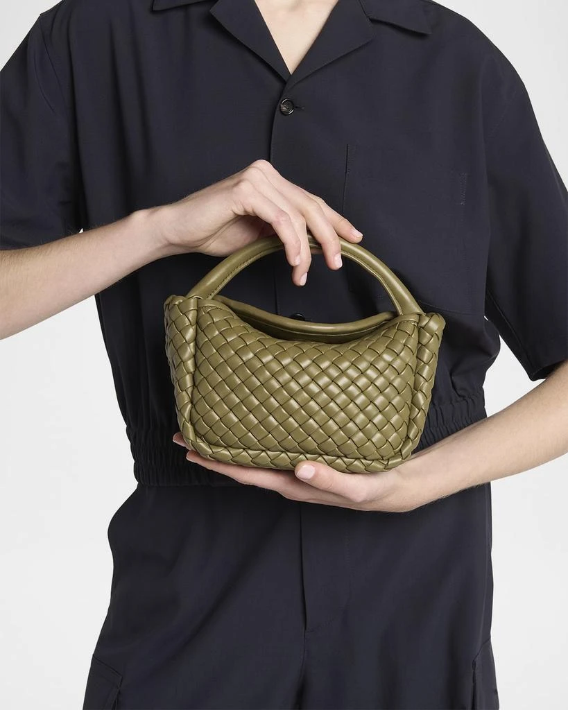 Bottega Veneta Cobble Mini Leather Top-Handle Bag 2