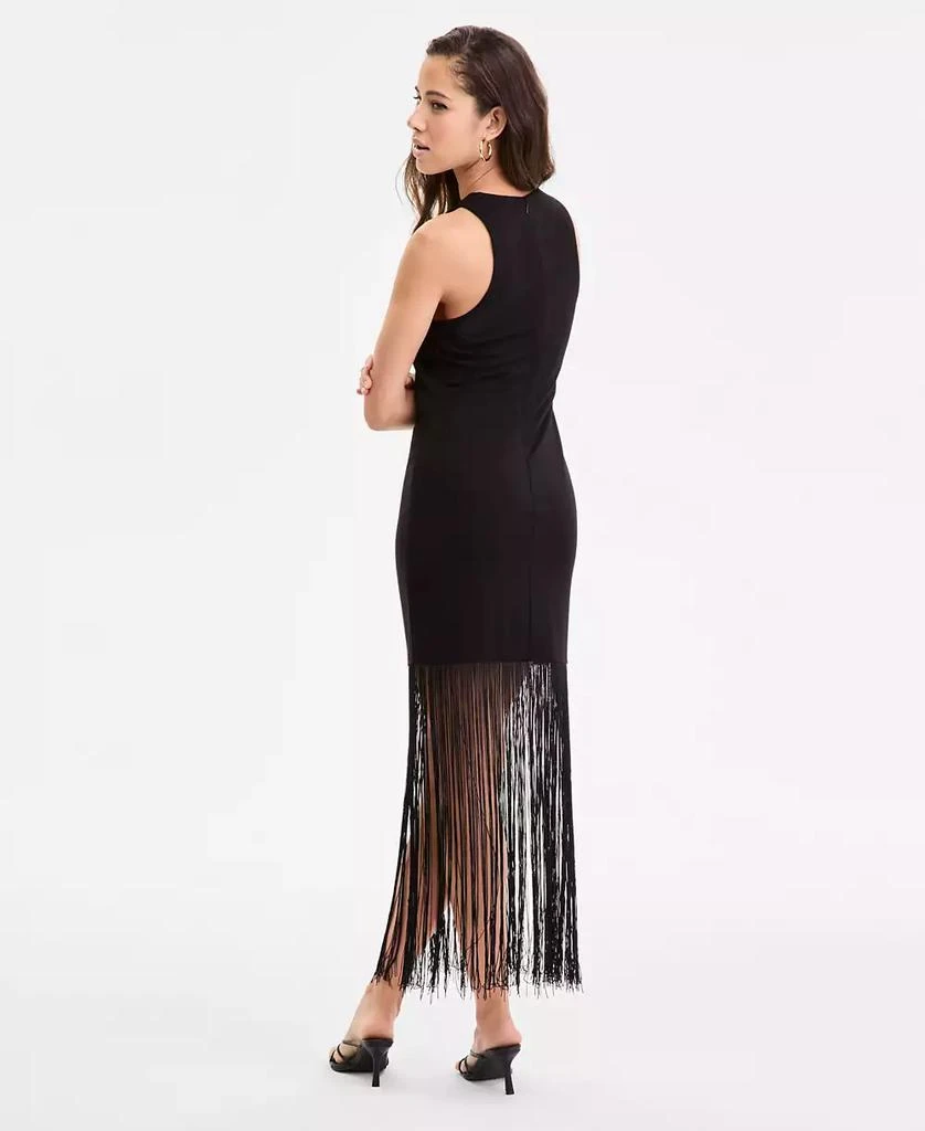 Bar III Women
s Sleeveless Fringe-Hem Dress, Exclusively at Macy
s 5