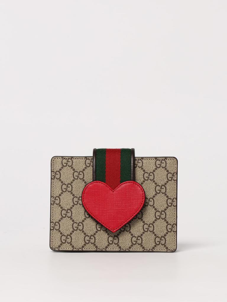 Gucci Kids GG ハート キッズハンドバッグ チルドレンズ〕GG ハート ハンドバッグベージュ＆エボニー GG