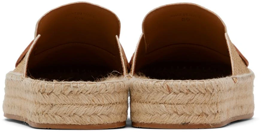 JW Anderson Beige Espadrille Loafers 2