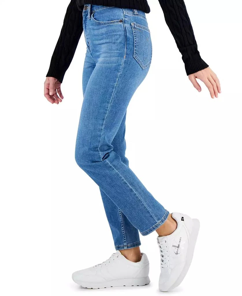 Calvin Klein Petite High-Rise Slim-Leg Jeans 3