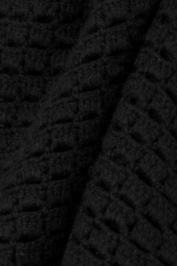 Madeleine Thompson Alexia crochet-knit wool and cashmere-blend mini dress 4