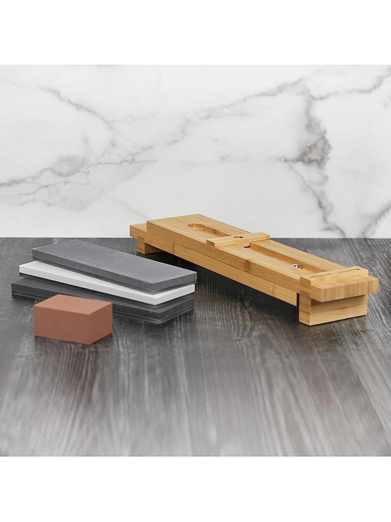 ZWILLING J.A. Henckels Bob Kramer 6 Piece Glass Water Stone Sharpening Set 2