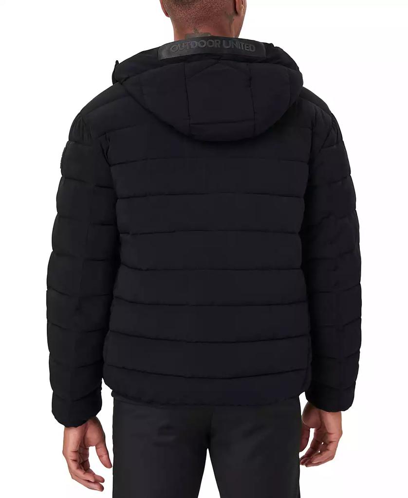 Outdoor Men's Rail Quilted Hood Puffer Jacket