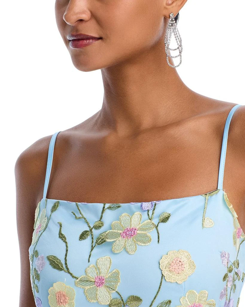 AQUA Embroidered Mini Dress - Exclusive 3