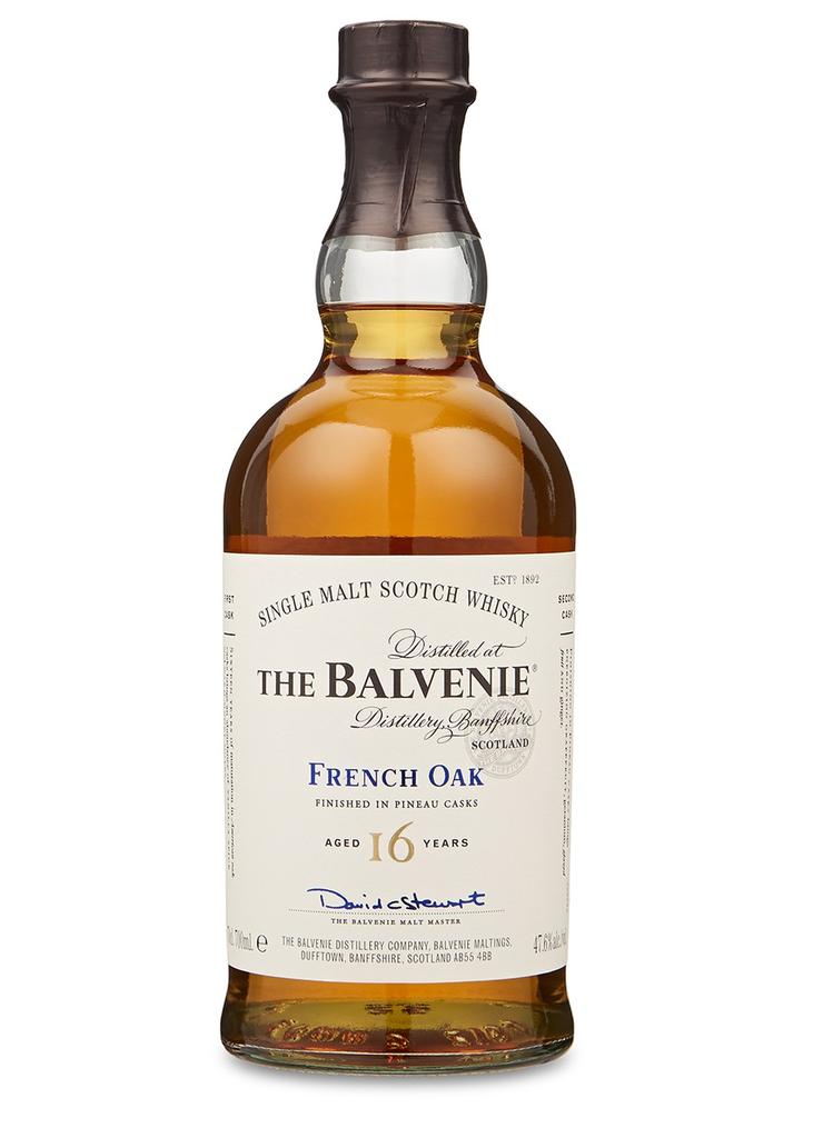 BALVENIE 16 Year Old French Oak Pineau Cask Finished Single Malt Scotch Whisky