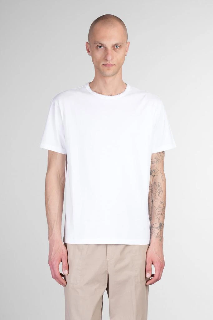 MAURO GRIFONI T-shirt In White Cotton 1
