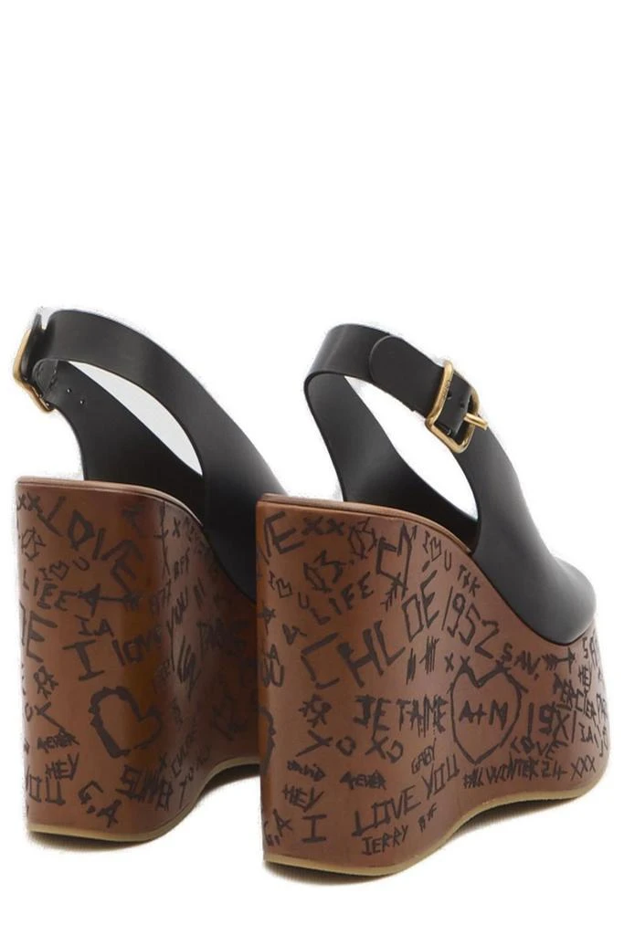 Chloé Chloé Maxime Wedge Sandals 2