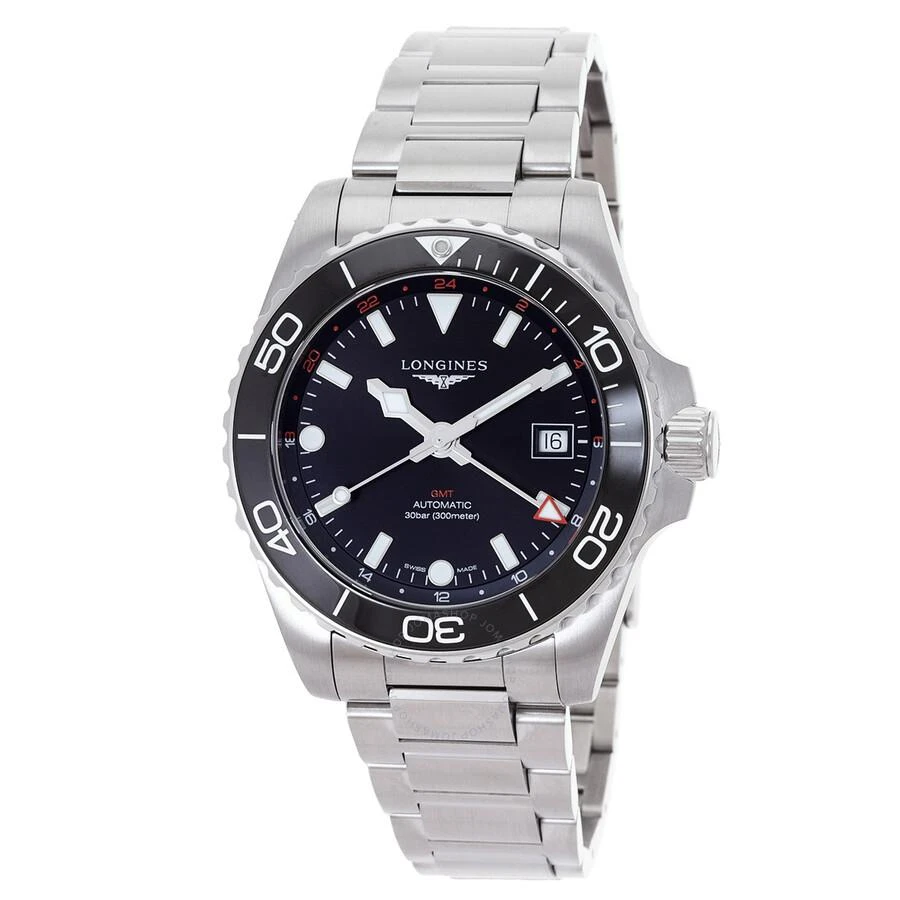 Longines Hydroconquest Automatic Black Dial Men's Watch L3.790.4.56.6 1