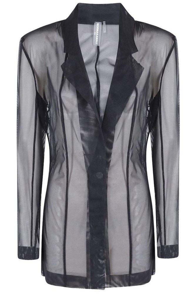 Norma Kamali Norma Kamali Sheer Detailed Jacket