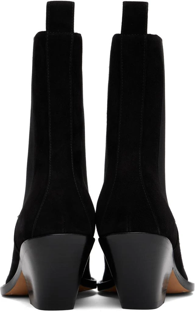 Khaite Black Austin Ankle Chelsea Boots 2