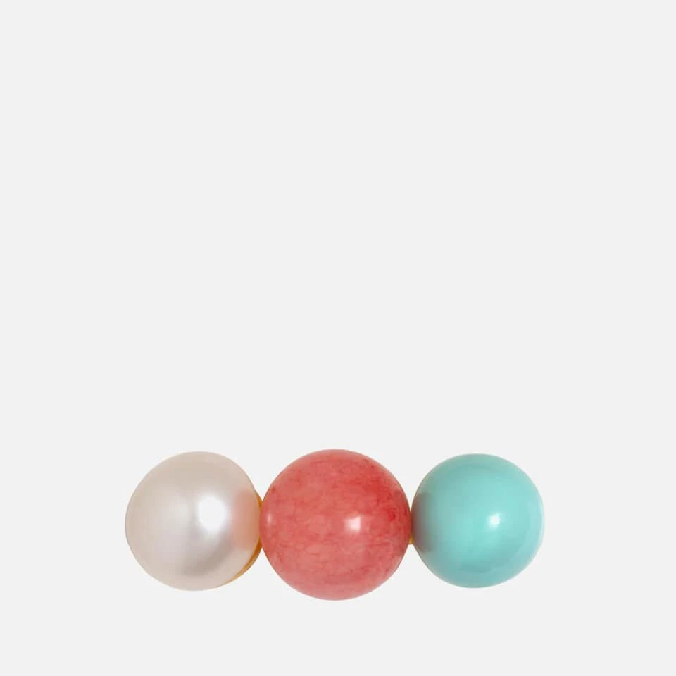 LULU Copenhagen LULU Copenhagen Triples Gold-Plated Earring 1