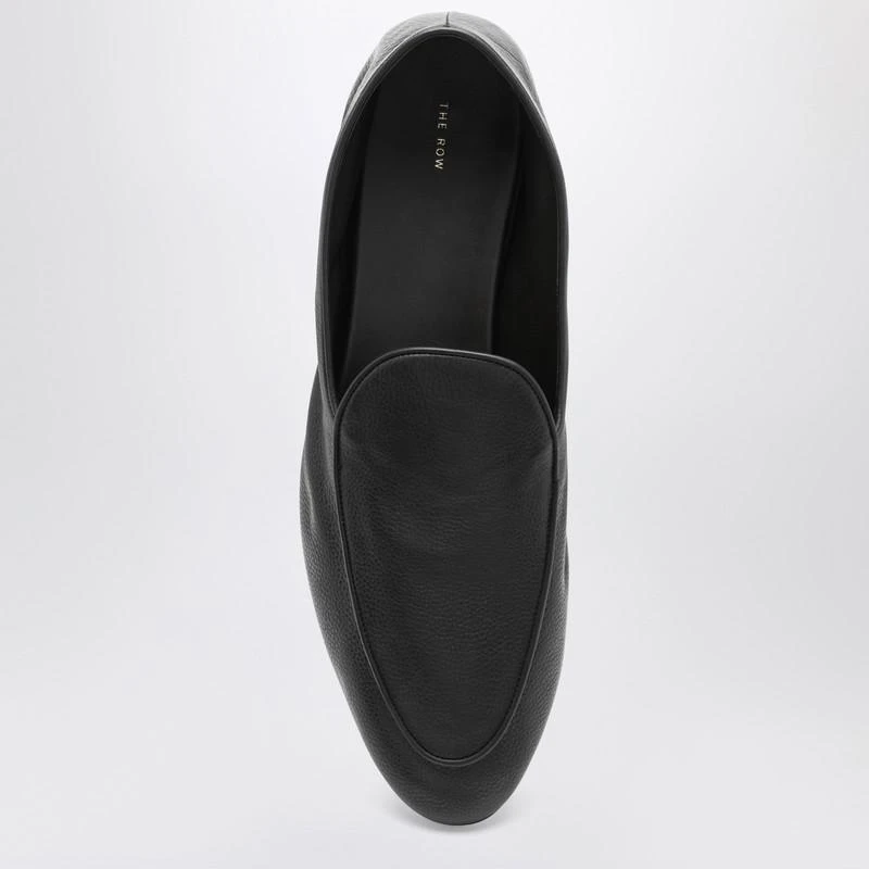 The Row Black leather Awar loafer 3