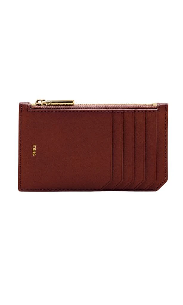 Italic Albee Leather Card Holder 1