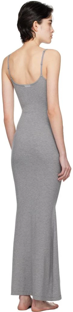SKIMS Gray Soft Lounge Long Slip Maxi Dress 3