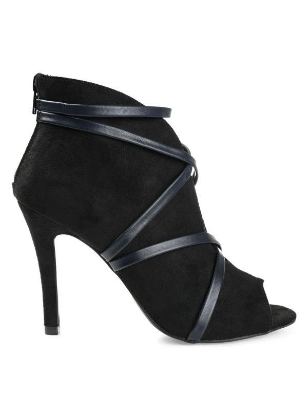 JOURNEE 100MM Faux Leather Ankle Boots 1