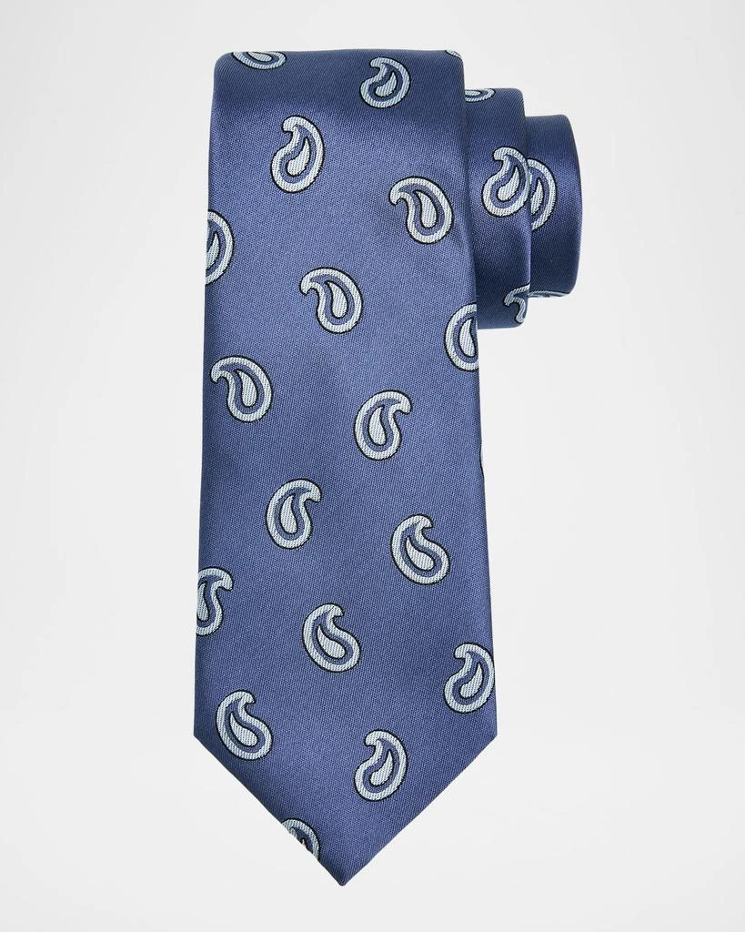 Giorgio Armani Men's Jumbo Paisley Silk Tie 1