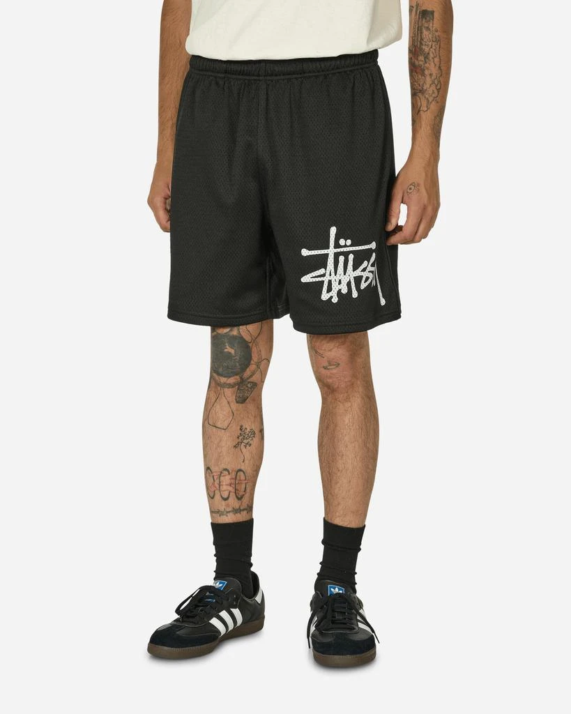 STUSSY Big Basic Mesh Shorts Black 1