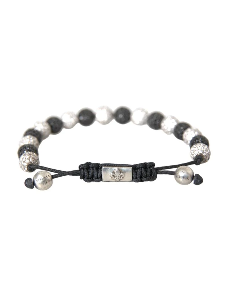 Nialaya CZ Crystal Ball   Beaded Women's Bracelet 1