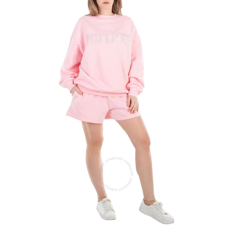 ROTATE Birger Christensen Ladies Almond Blossom Sunday 6 Crystal Logo Sweatshorts 3
