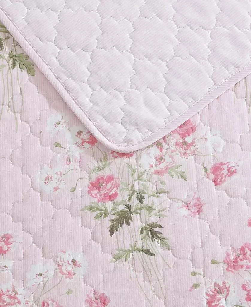 Laura Ashley Veronicas Bouquet Reversible 3 Piece Quilt Set 4