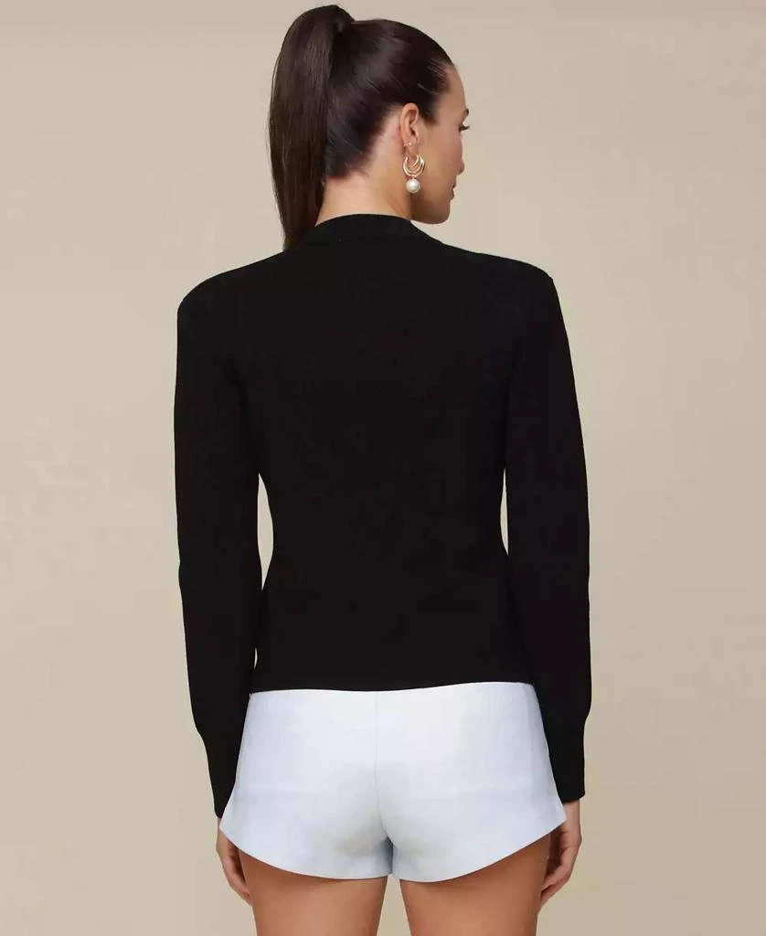 Avec Les Filles Women's Button-Front Rib-Knit Cardigan 2