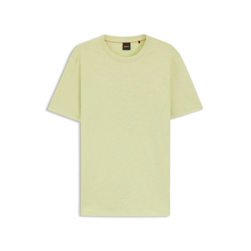 Hugo Boss Slub-cotton T-shirt with logo detail