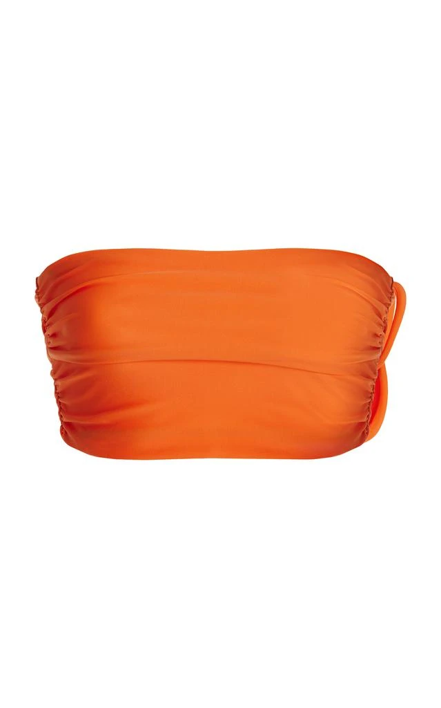 SIMKHAI SIMKHAI - Cale Bustier Bikini Top - Orange - M - Moda Operandi 1