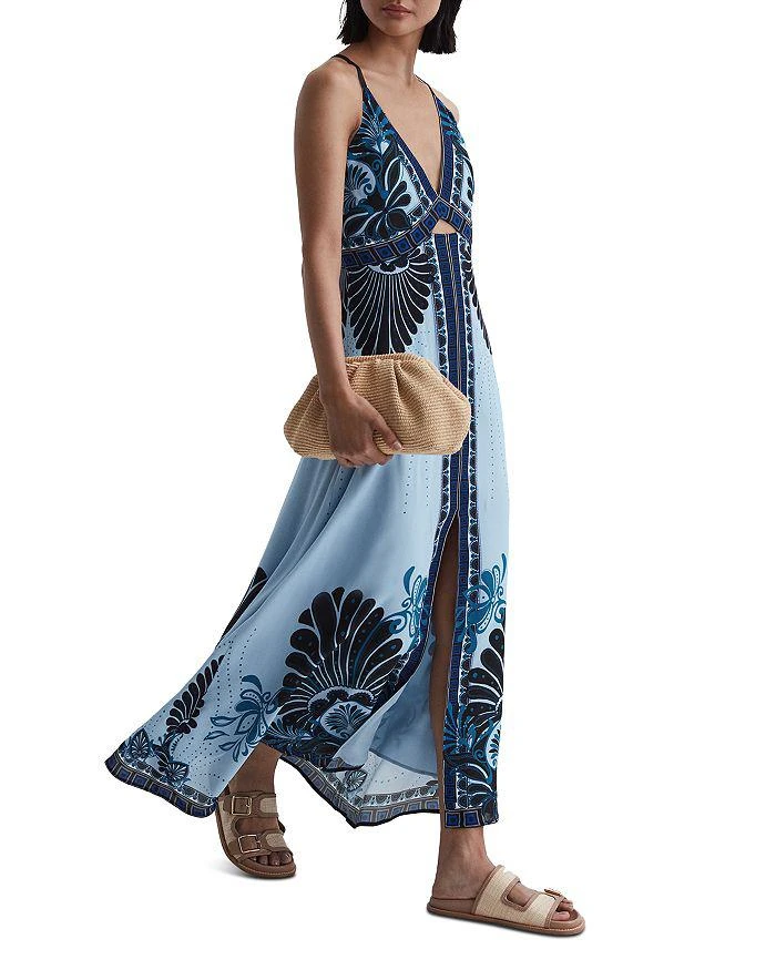 REISS Emerson Border Print Maxi Dress 3