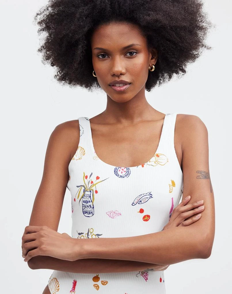 Madewell Madewell x Lisa Says Gah! Scoop-Neck One-Piece Swimsuit 4