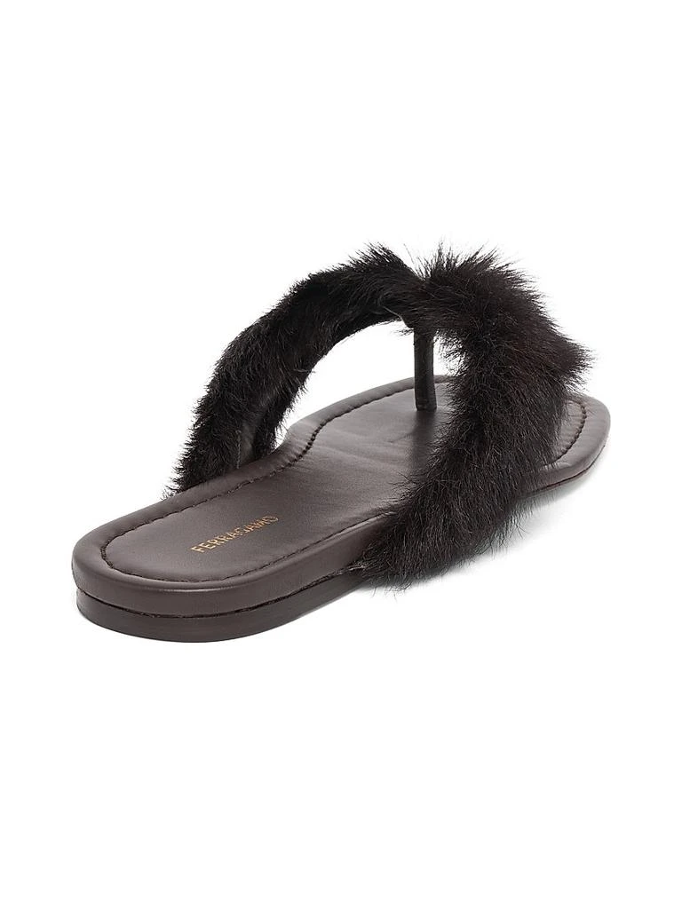 Salvatore Ferragamo Lamb Fur Leather Flip Flop Salvatore Ferragamo | Shoes | Salvatore Ferragamo Lamb Fur  main image 2