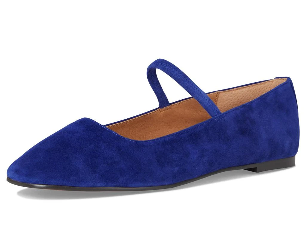 Madewell The Greta Ballet Flat In Suede 7