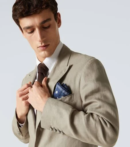 Brunello Cucinelli Silk pocket square 3