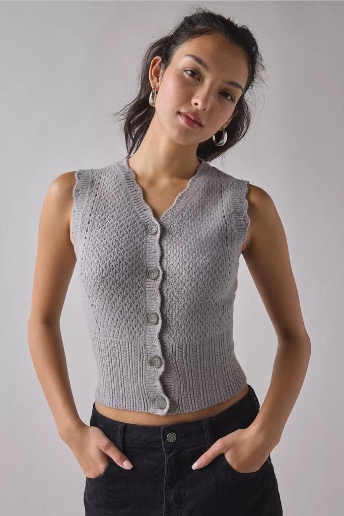 Yves Saint Laurent Neck-Tie Wool-Cashmere Cardigan - Women's