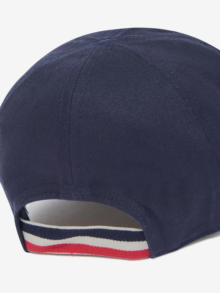 Moncler Baby Boys Logo Cap in Navy 4