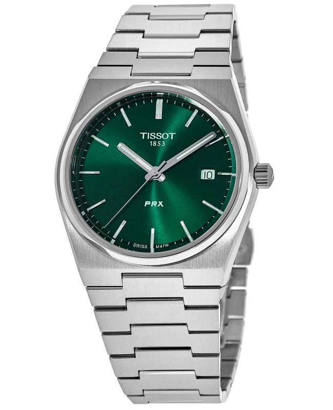 Tissot Tissot PRX Quartz Green Dial Stainless Steel Men's Watch T137.410.11.091.00 1