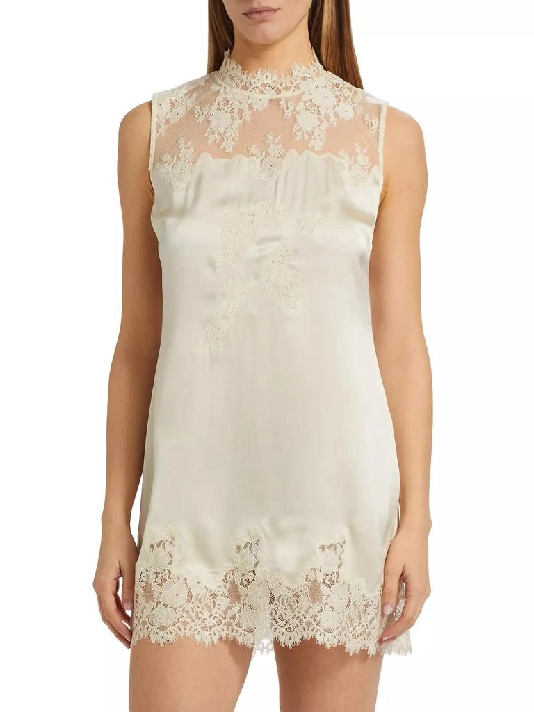 DÔEN Valeria Lace & Silk Minidress 3