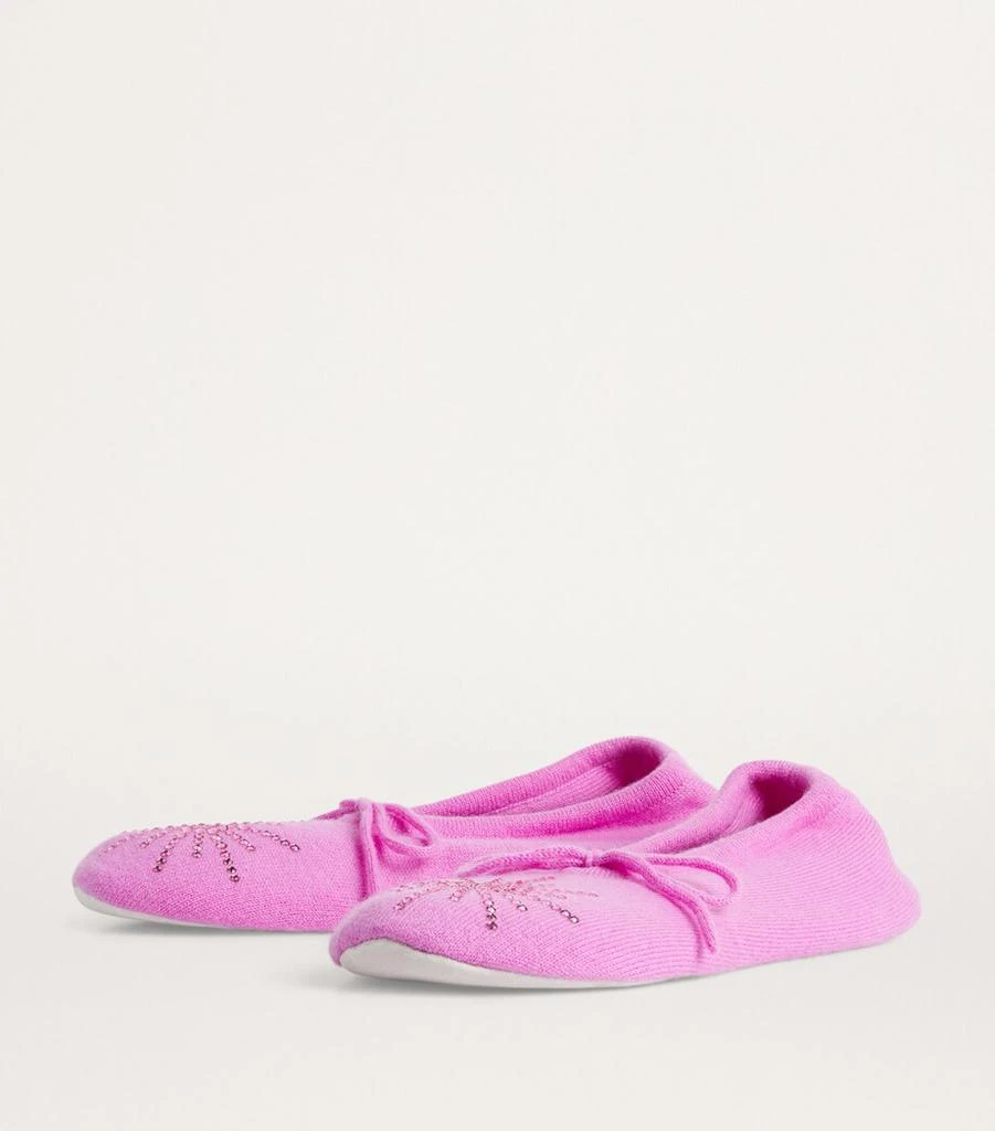 William Sharp Cashmere Crystal Dolly Slippers 3