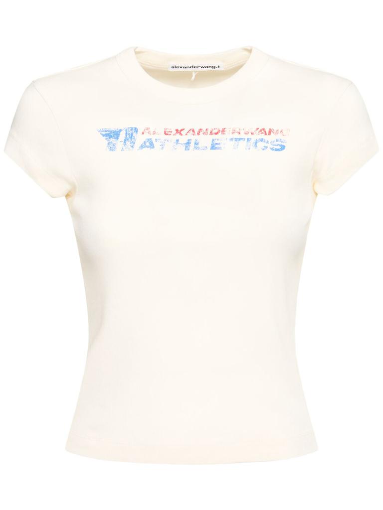 Alexander Wang Graphic Baby Cotton T-shirt